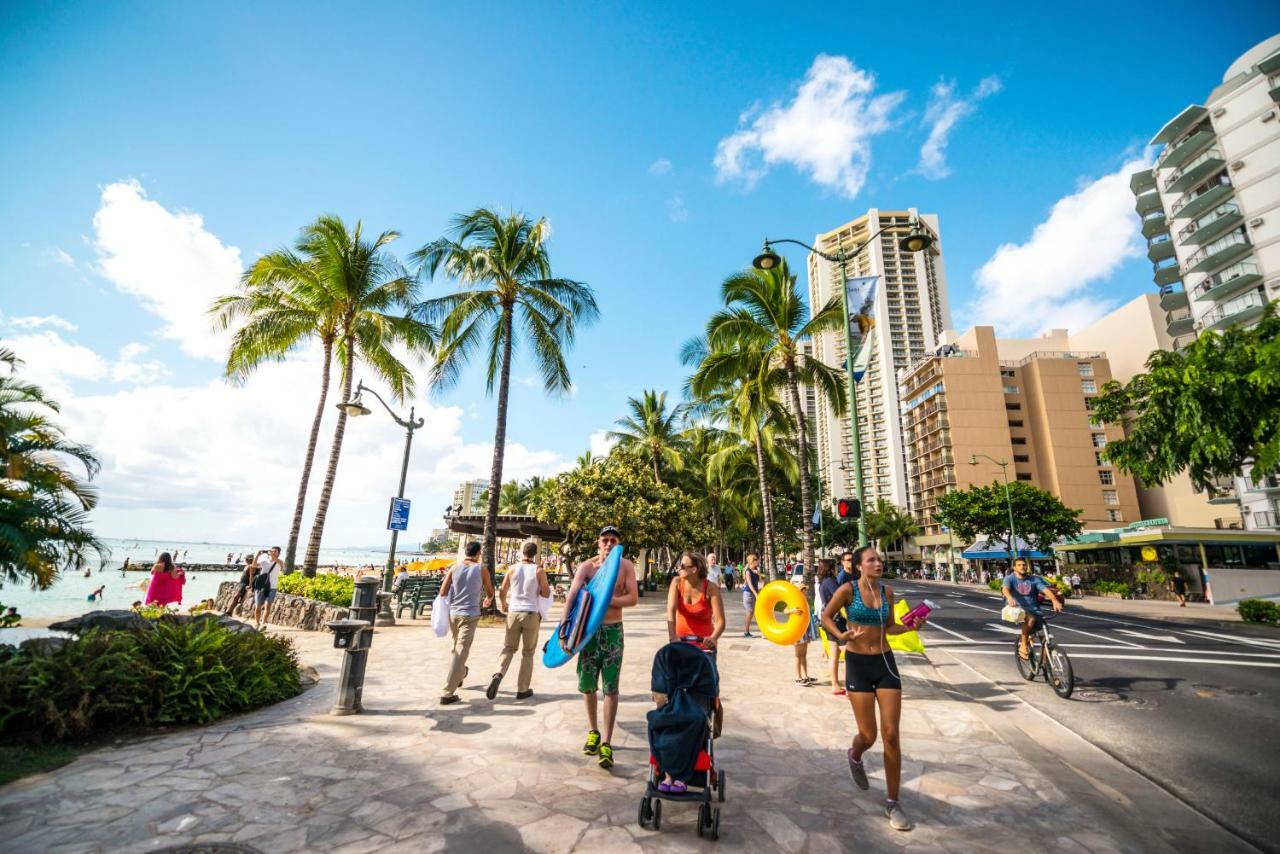 Waikiki Escapade Mountain Views Condo, Steps To Beach With Parking Perk Honolulu Exterior foto